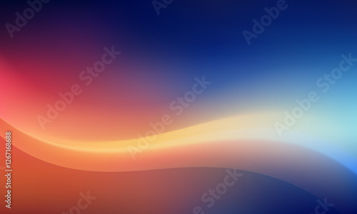 Abstract liquid background. Gradient Mesh and wavy lines. Blurred color mixing effect. Modern design template for ad banner, web page, website, landing, cover, poster, flyer, brochure. Vector image