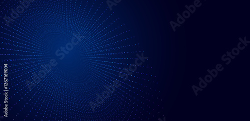 Digital innovation technology blue background