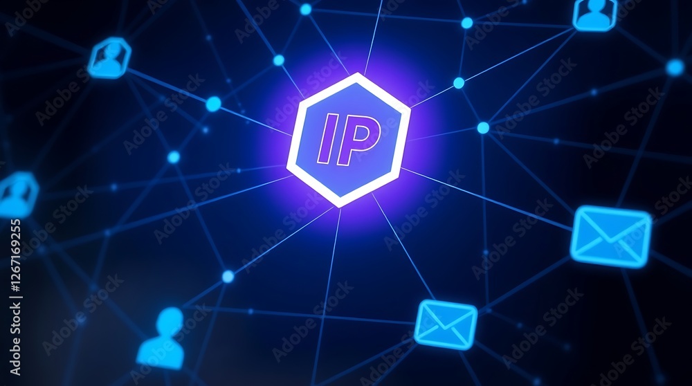 IP, Internet protocol, Network Topology Infographic with IP Addresses – Connected Users and IP-Based Communication, networking, network diagram, network infrastructure, IP-based communication IP, Internet protocol, Network Topology Infographic with IP Addresses – Connected Users and IP-Based Communication, networking, network diagram, network infrastructure, IP-based communication