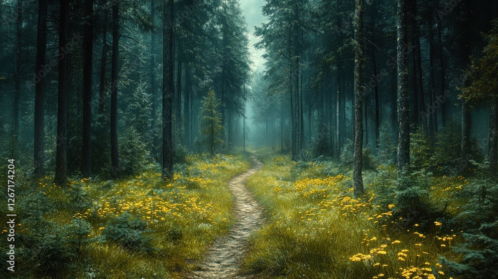 Enchanted Forest Path: A Mystical Journey Through Nature's Embrace Enchanted Forest Path: A Mystical Journey Through Nature's Embrace