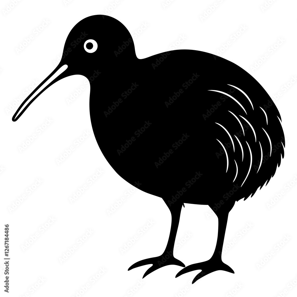 Obraz premium vector illustration of a cartoon bird