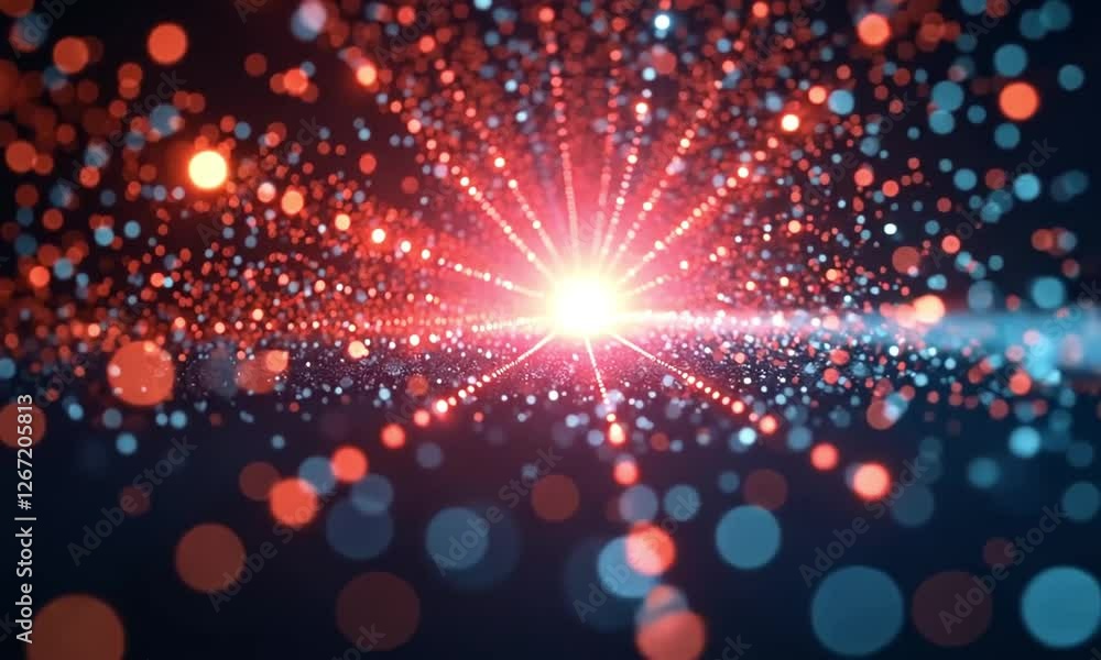 Abstract Light Tunnel with Particles in Modern Looping Background
Abstract Light Tunnel with Particles in Modern Looping Background