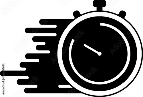 Fast time Clock Icon