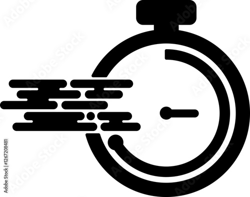 Fast Time Clock Icon