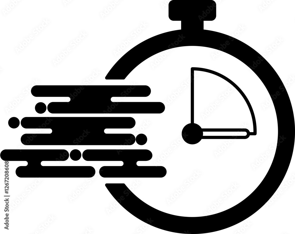 Fast Time Clock Icon Fast Time Clock Icon
