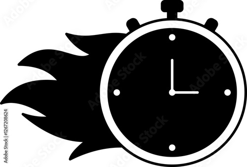 Fast Time Clock Icon
