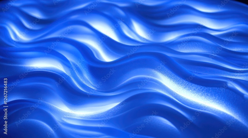 Blue wave abstract texture, light background, design element Blue wave abstract texture, light background, design element