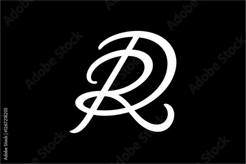 DR Letter Logo Design