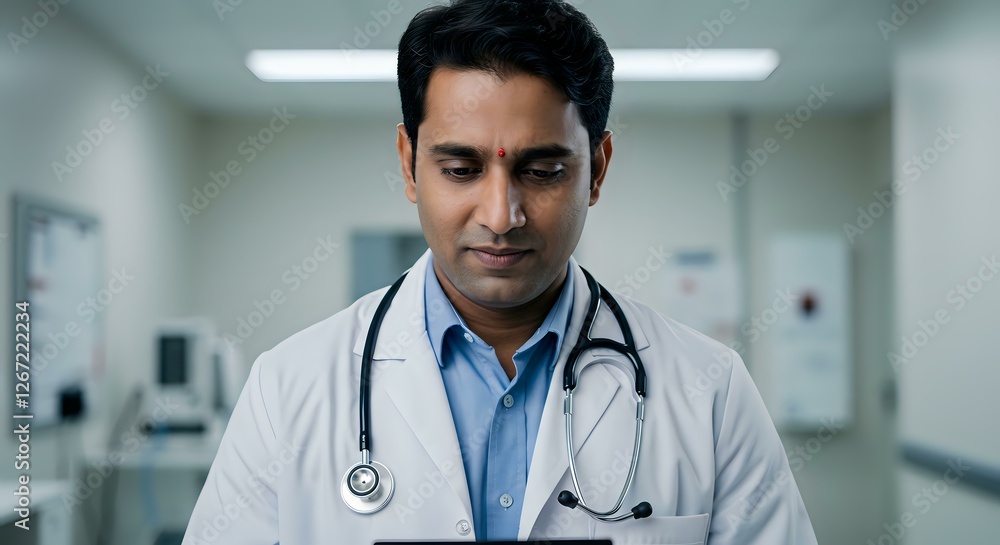 Medical Professional in a Modern Hospital Setting