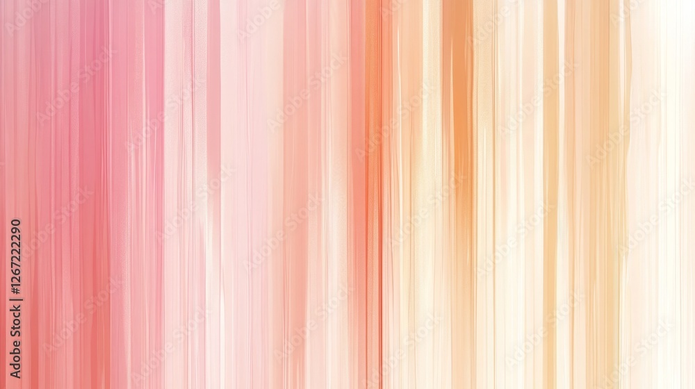 Obraz premium Abstract vertical lines flow with pink orange and beige colors