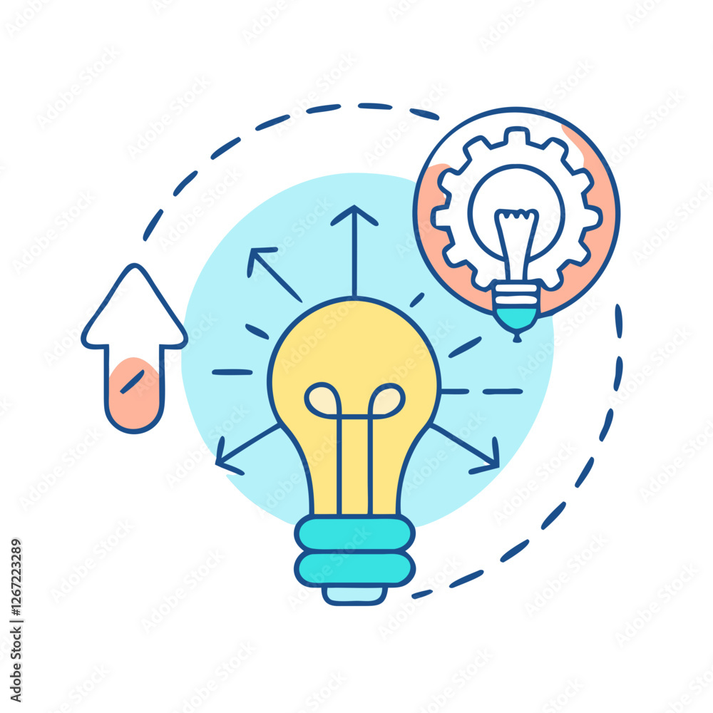 breakthrough idea icon, breakthrough idea vector illustration-simple illustration of breakthrough idea, perfect for breakthrough idea logos and icons breakthrough idea icon, breakthrough idea vector illustration-simple illustration of breakthrough idea, perfect for breakthrough idea logos and icons