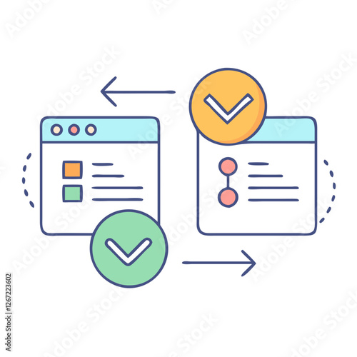compare icon, compare vector illustration-simple illustration of compare, perfect for compare logos and icons
