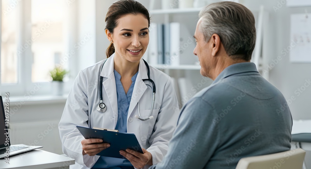 Medical Consultation in a Modern Office