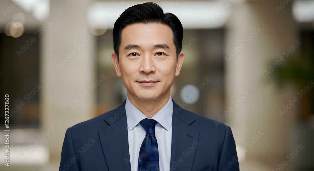 Confident Professional in Formal Attire