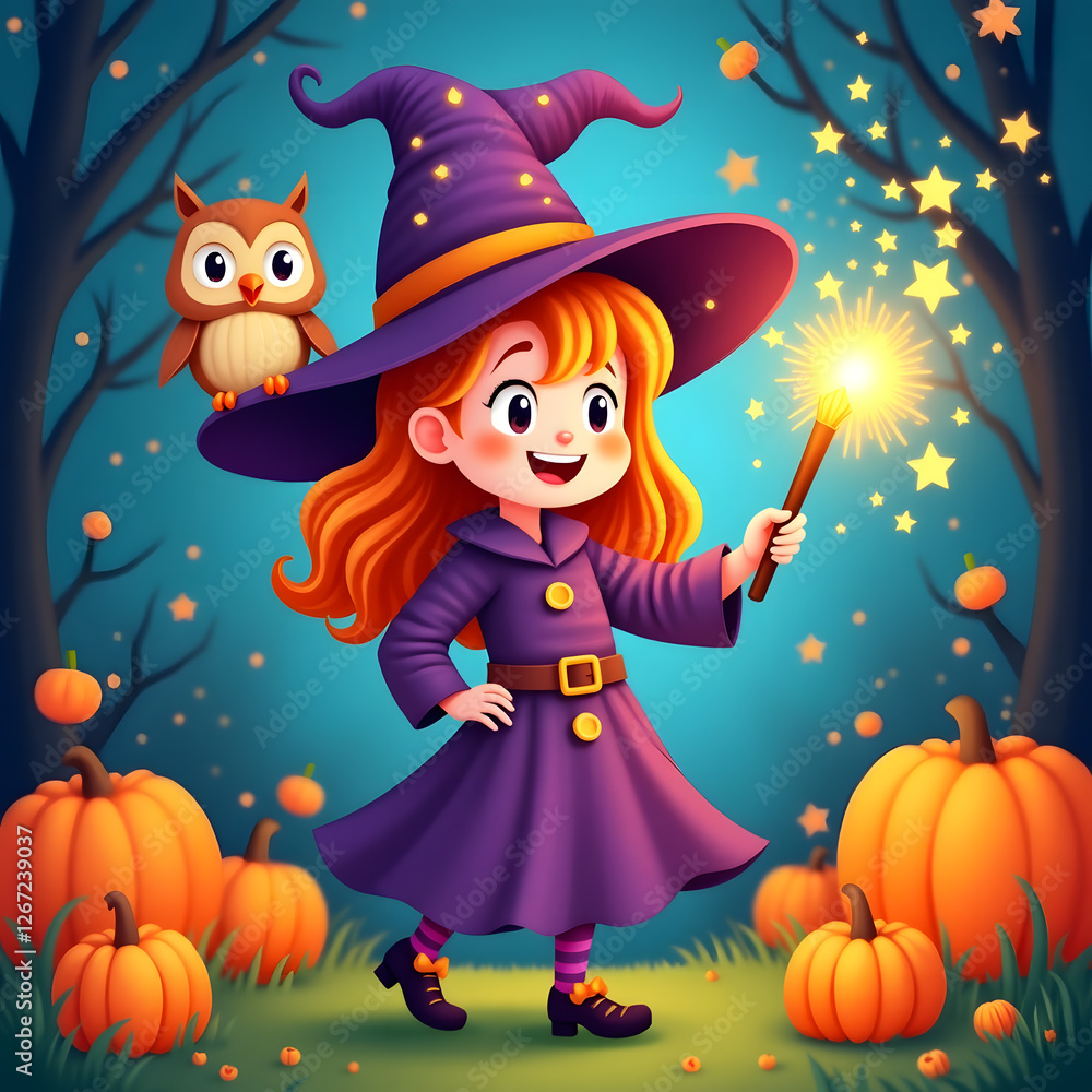 Introducing this delightful Cartoon Witch Illustration collection, perfect for bringing a playful, magical touch to kids’ books, greeting cards, seasonal ads, and more. Introducing this delightful Cartoon Witch Illustration collection, perfect for bringing a playful, magical touch to kids’ books, greeting cards, seasonal ads, and more.