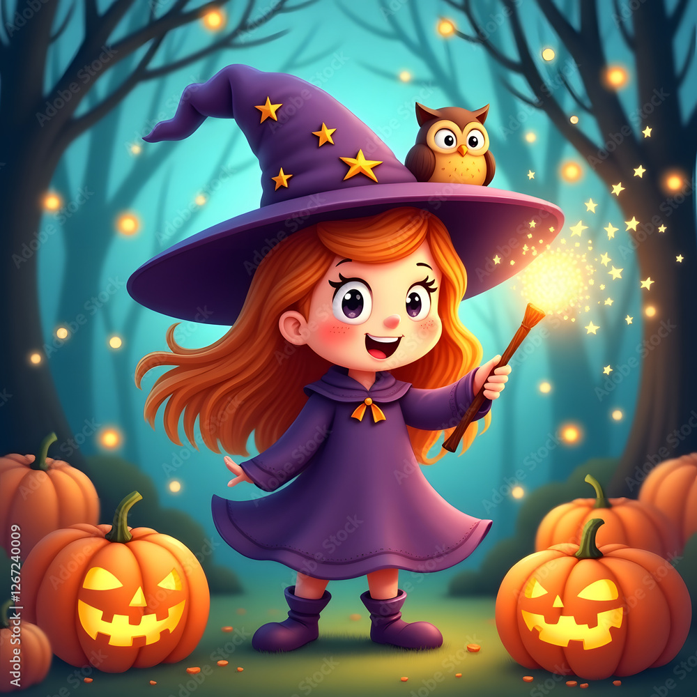 Introducing this delightful Cartoon Witch Illustration collection, perfect for bringing a playful, magical touch to kids’ books, greeting cards, seasonal ads, and more. Introducing this delightful Cartoon Witch Illustration collection, perfect for bringing a playful, magical touch to kids’ books, greeting cards, seasonal ads, and more.