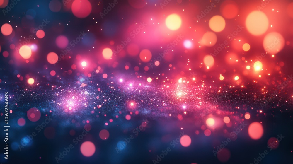 Enchanted Galaxy: A Symphony of Pink and Blue Lights Enchanted Galaxy: A Symphony of Pink and Blue Lights