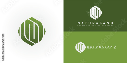 The dynamic logo design creatively integrates the initials NL within a hexagonal shape, creating a unique and visually striking symbol that evokes a sense of growth, harvest, and natural abundance.