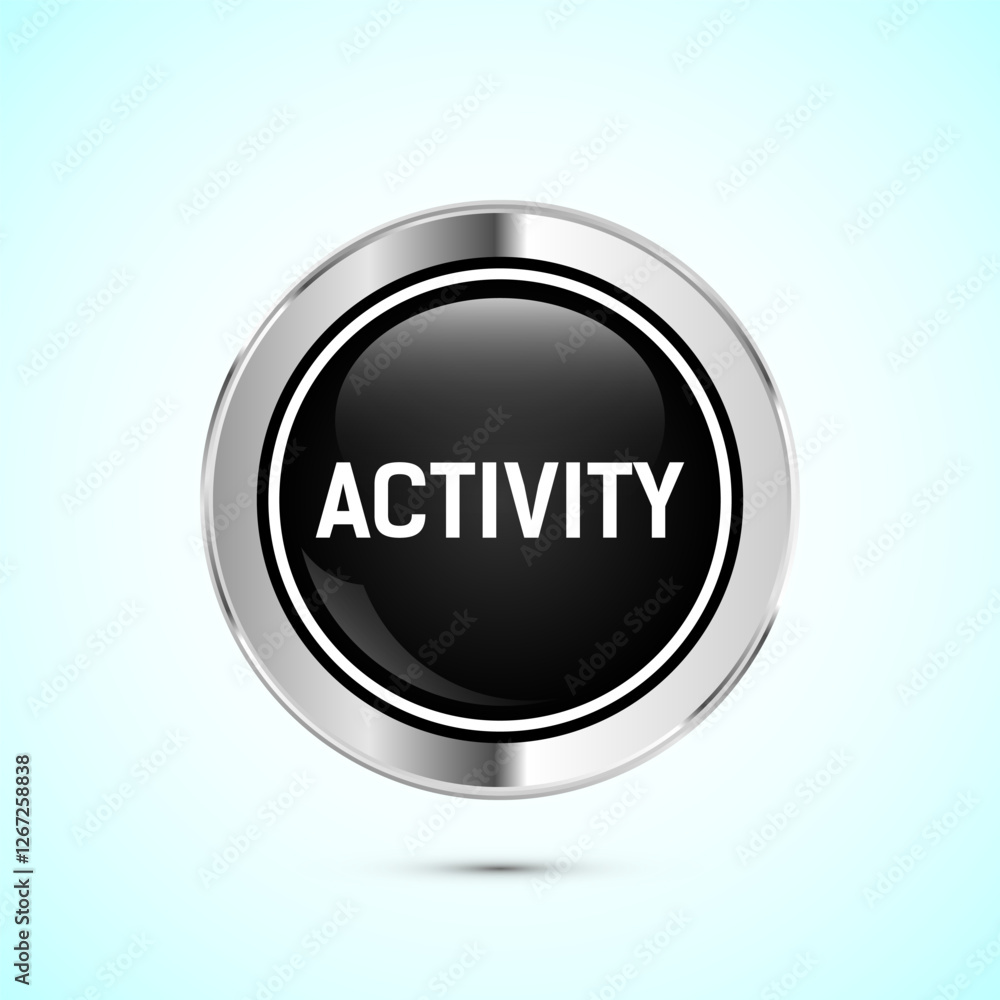 Activity web button icon design, Activity Sign Activity web button icon design, Activity Sign