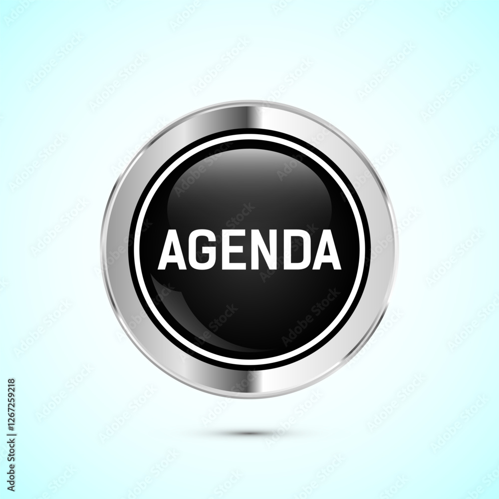 Agenda web button icon design Agenda web button icon design