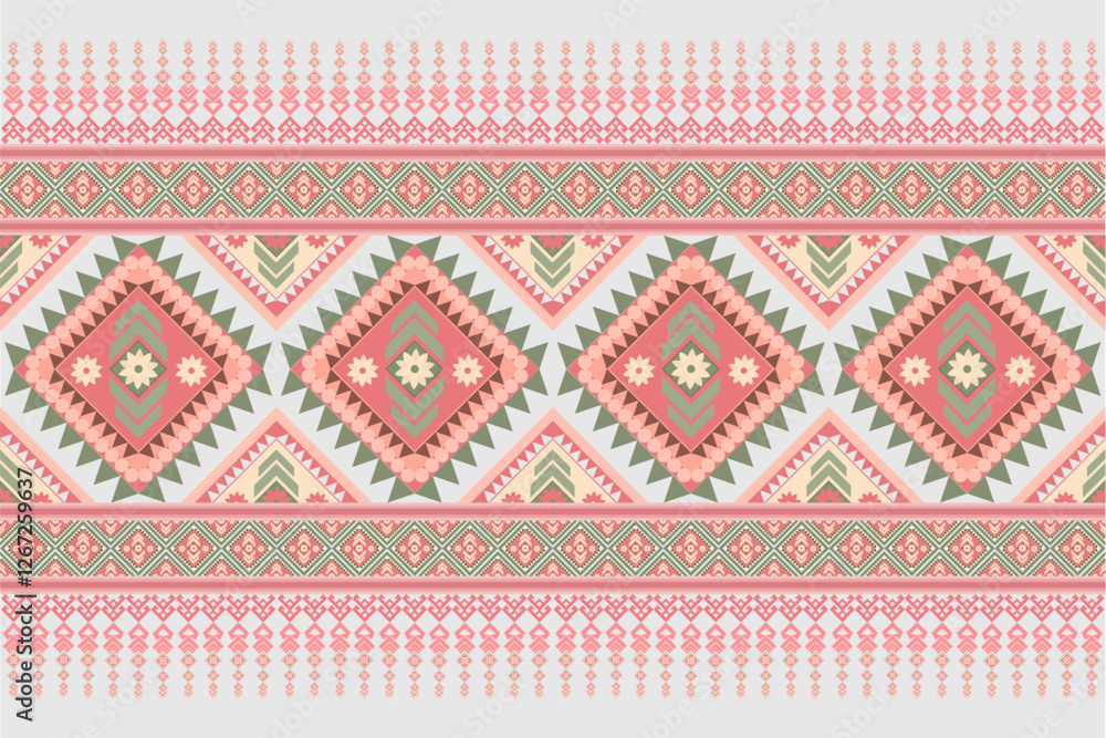 Seamless geometric pattern . pixel pattern. Design for clothing fabric textile ornamentation embroidery Hand stitched pattern . cultural stitching pixel art , Cross stitch pattern Seamless geometric pattern . pixel pattern. Design for clothing fabric textile ornamentation embroidery Hand stitched pattern . cultural stitching pixel art , Cross stitch pattern