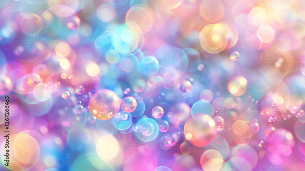 An abstract background of colorful, sparkly, bokeh circles. An abstract background of colorful, sparkly, bokeh circles.