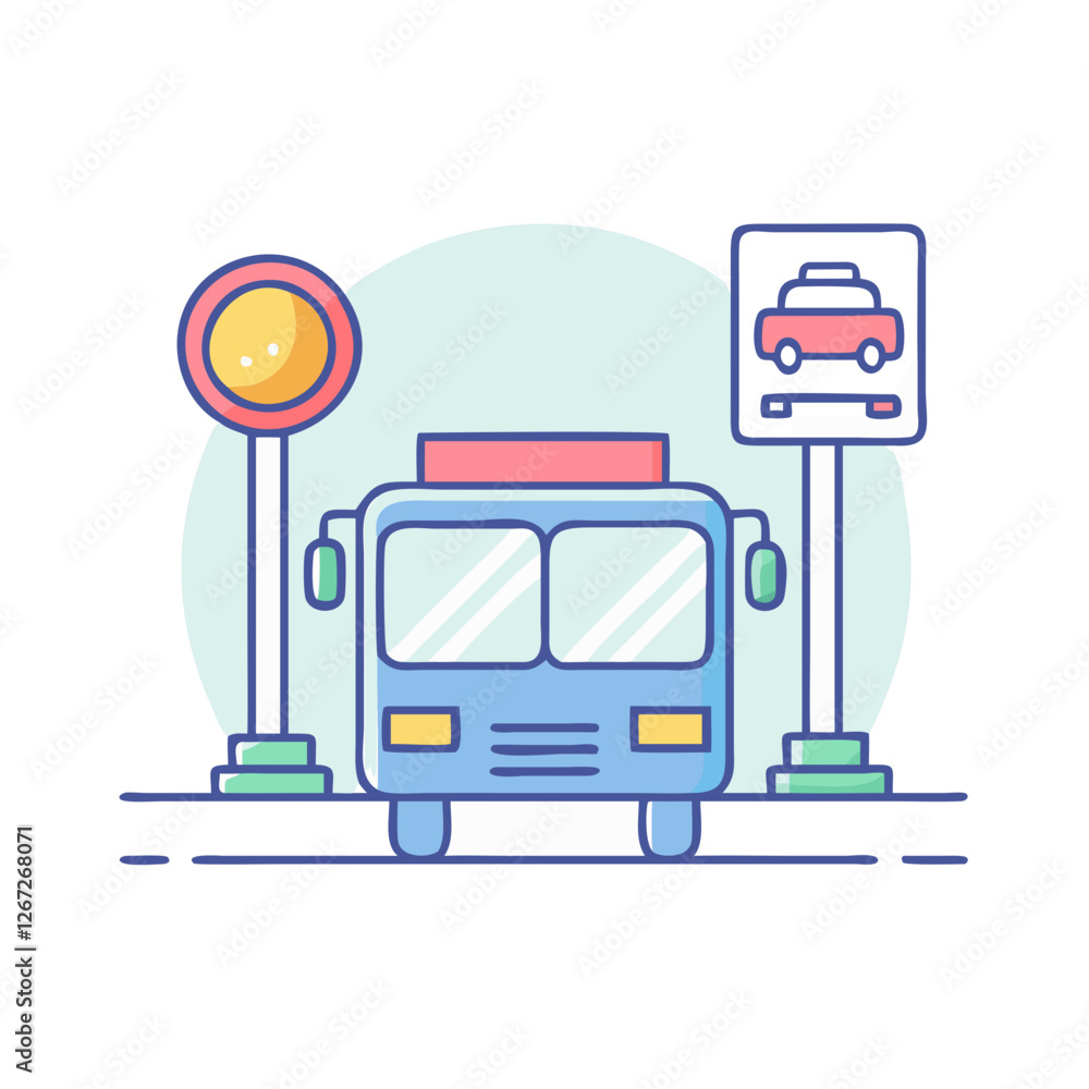 bus stop icon, bus stop vector illustration-simple illustration of bus stop, perfect for bus stop logos and icons bus stop icon, bus stop vector illustration-simple illustration of bus stop, perfect for bus stop logos and icons