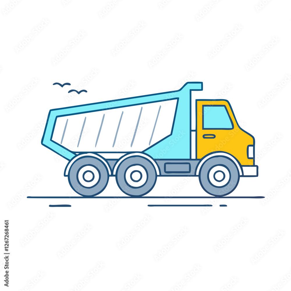dump truck icon, dump truck vector illustration-simple illustration of dump truck, perfect for dump truck logos and icons dump truck icon, dump truck vector illustration-simple illustration of dump truck, perfect for dump truck logos and icons