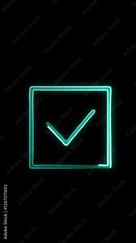Selected neon button, web icon, social media icons, glowing element Selected neon button, web icon, social media icons, glowing element