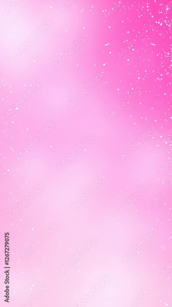 Gradient pink abstract background with scattered glitter particles, confetti, glitter, festive Gradient pink abstract background with scattered glitter particles, confetti, glitter, festive