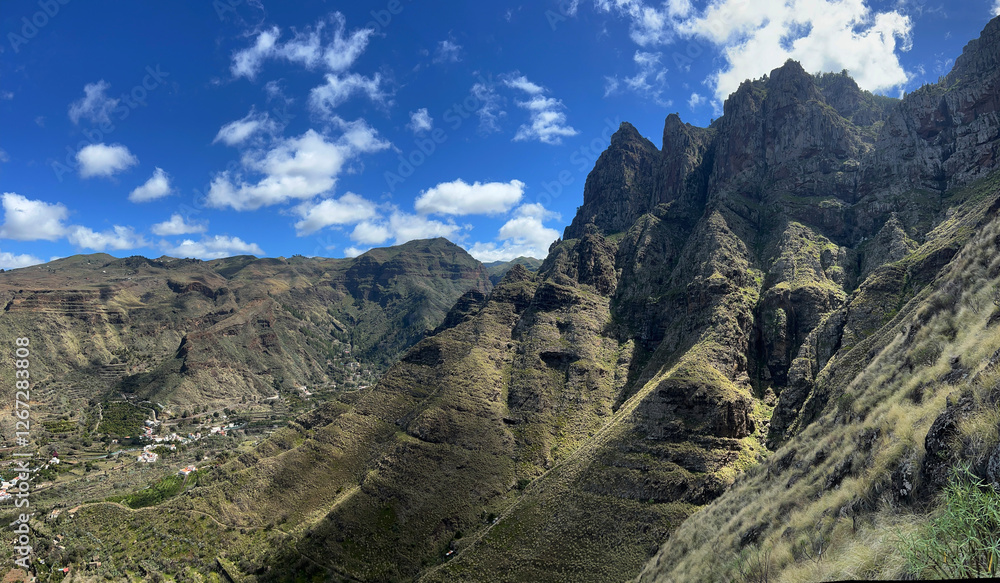 Panorama from Hiking around Agaete