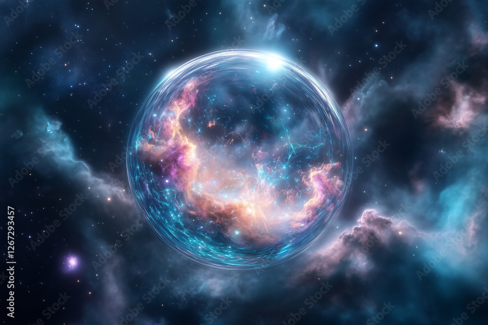 bubble in space bubble in space