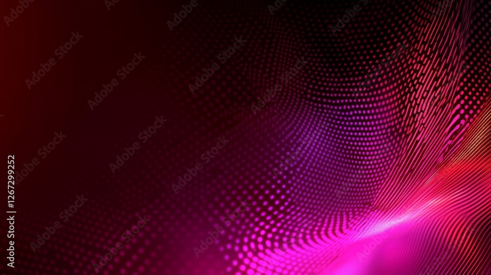 Abstract wave pattern with vibrant pink and red color creating a dynamic visual effect Abstract wave pattern with vibrant pink and red color creating a dynamic visual effect