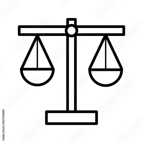 Court vector icon on white background