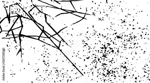 Distressed overlay texture. Grunge background. Abstract mild textured effect. Subtle halftone grunge urban texture vector. Vector Illustration. Black isolated on white. EPS10. 