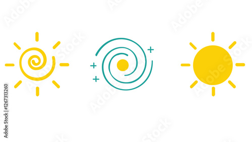 Space, planets, and solar system vector illustration