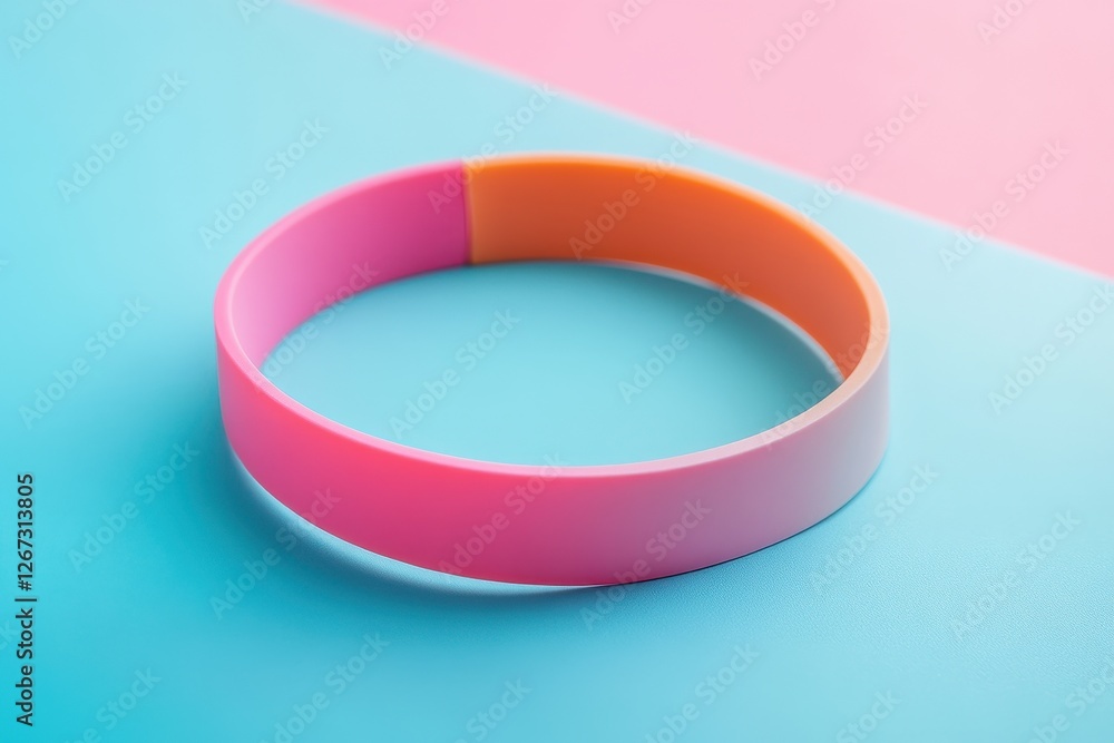 Stylish Wrist Band Display on Soft Hue Backdrop – Perfect for Events and Promotions Stylish Wrist Band Display on Soft Hue Backdrop – Perfect for Events and Promotions