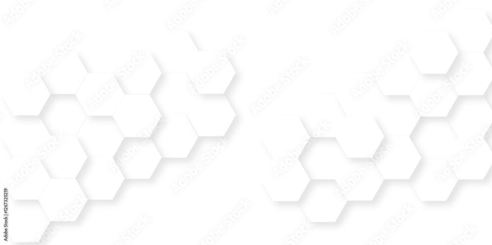 Minimal white hexagonal hexagon modern technology creative emboss light honeycomb polygonal web. abstract geometric science and mosaic tile with template web texture background. Minimal white hexagonal hexagon modern technology creative emboss light honeycomb polygonal web. abstract geometric science and mosaic tile with template web texture background.