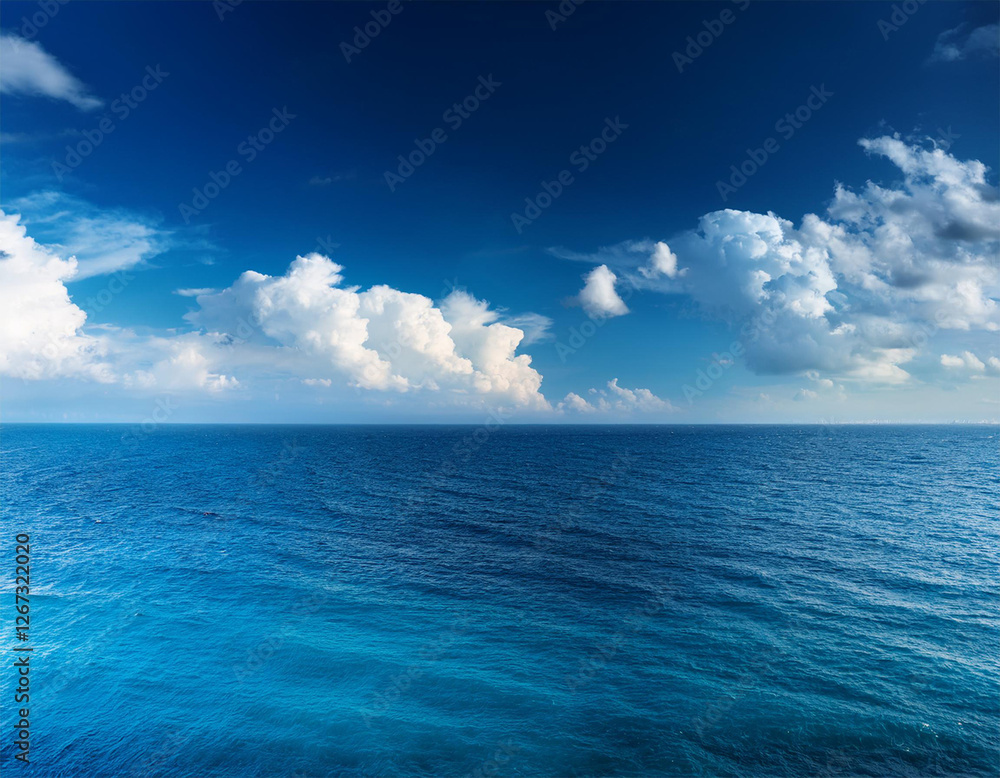 Obraz premium beautiful sky and blue sea