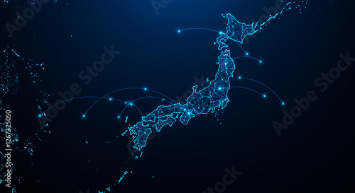 Wallpaper Mural Japan Network: Digital Connections Across the Archipelago - Tech, Innovation, Connectivity, & Global Reach Torontodigital.ca