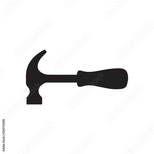 Black filled hummer vector icon