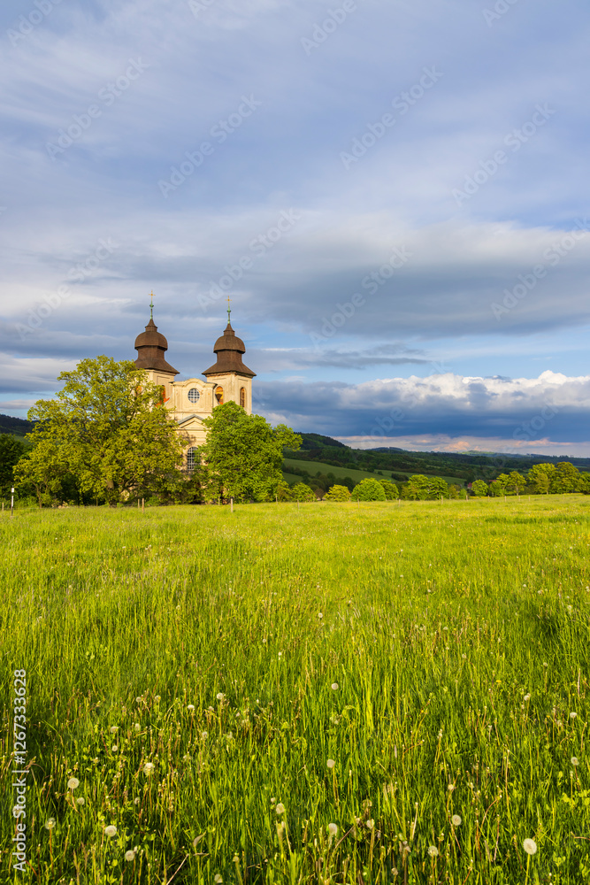 Church of St. Markets, Sonov near Broumov, Eastern Bohemia, Czech Republic Church of St. Markets, Sonov near Broumov, Eastern Bohemia, Czech Republic