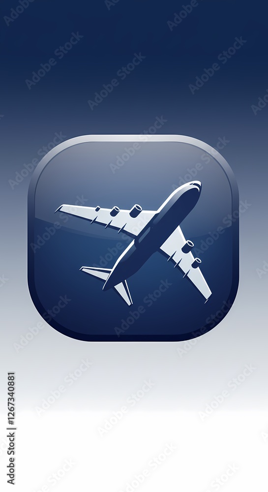 Flying Plane Icon - Modern, Minimalist Aircraft Symbol for Travel, Aviation, and Flight Concepts - Vector Illustration for Web, Apps, and Design Flying Plane Icon - Modern, Minimalist Aircraft Symbol for Travel, Aviation, and Flight Concepts - Vector Illustration for Web, Apps, and Design