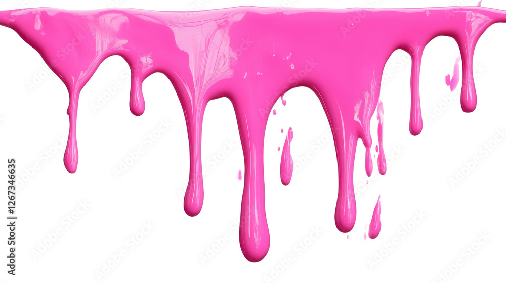 red paint dripping isolated on white background red paint dripping isolated on white background