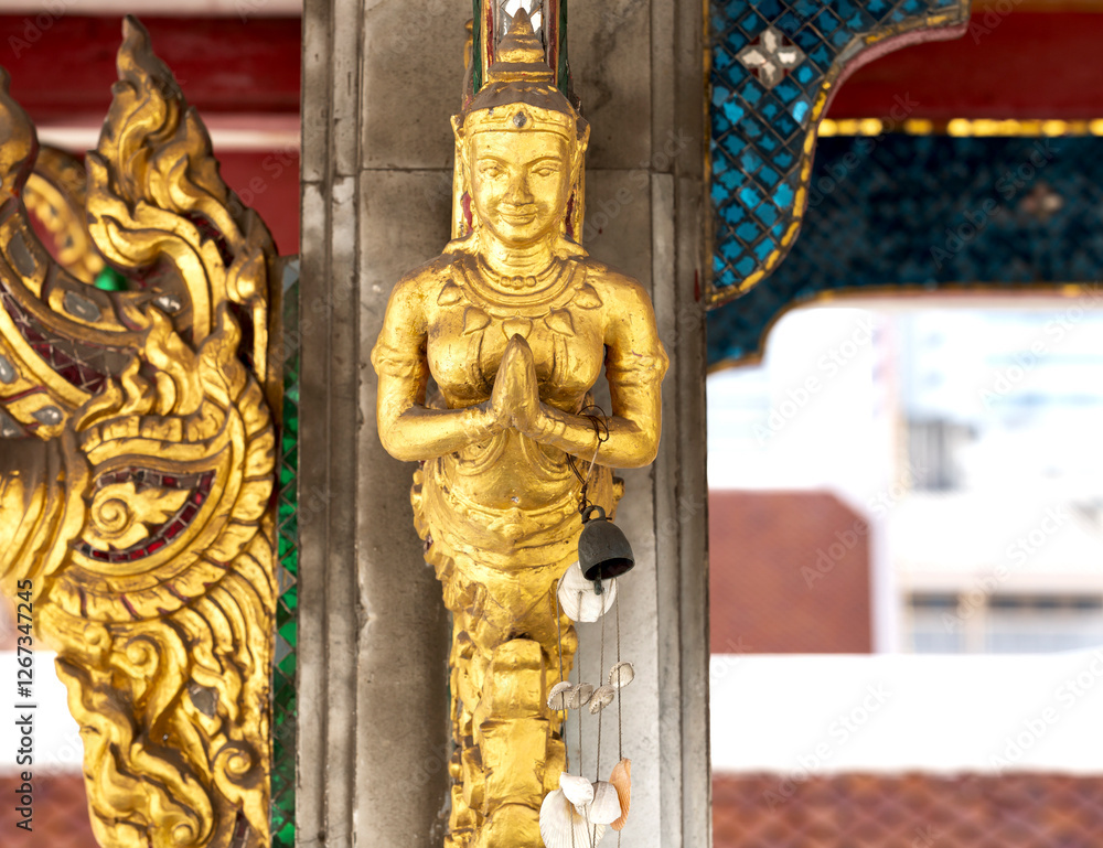 Fototapeta premium bendición dorada