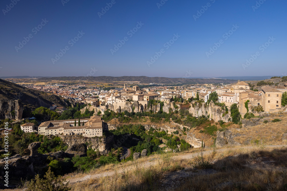 Naklejka premium Cuenca old town, UNESCO site, Kastilie La Mancha, Spain