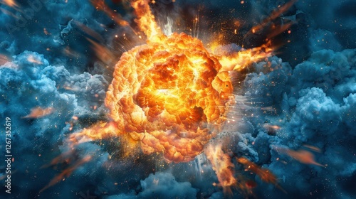 Chemical Explosion: An explosion caused by a chemical reaction, often occurring in manufacturing or industrial settings, leading to significant damage and safety risks.