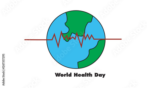 vector illustration of an abstract heart