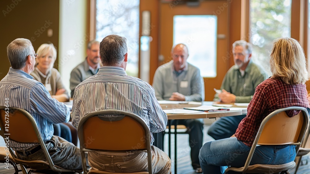 Obraz premium Group participating in a leadership development workshop
