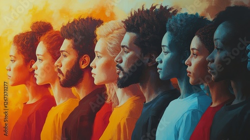 A Tapestry of Humanity: Diverse Portraits in Vibrant Hues